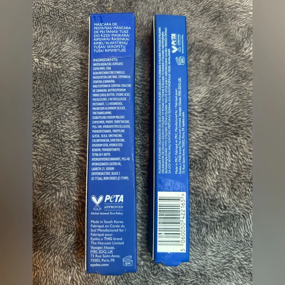 Eyeko London BLACK MAGIC Mascara & SKINNY Black Liquid Eyeliner, New